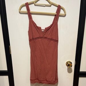 Free People Rust Mini Dress